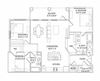 3BR 2BA (1348 SF)